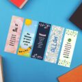 Allahu Bookmark Pack of 8 | Islamic Bookmarks for Quran & Study