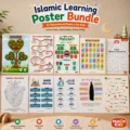 Muslim Kidz Islamic Learning Poster Bundle – 10 Educational Posters
